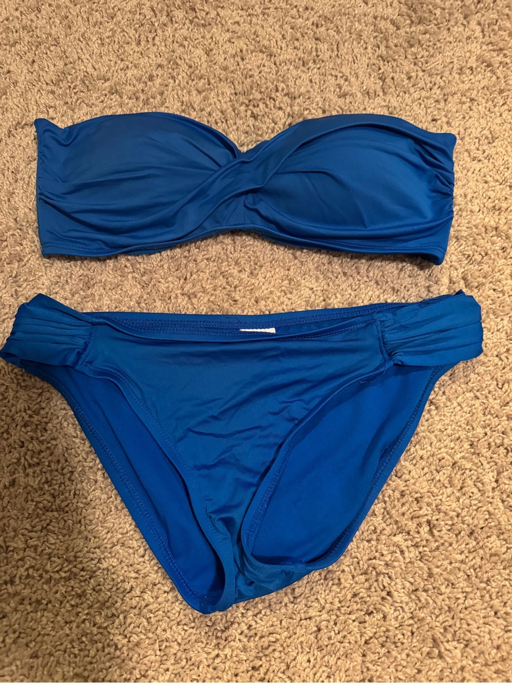 Wesc Women's Bandeau Bikini Set in Blue